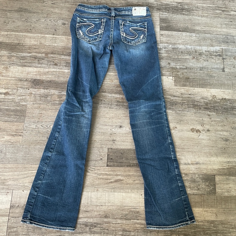 Silver Jeans Dark Blue Flare Women's Jeans